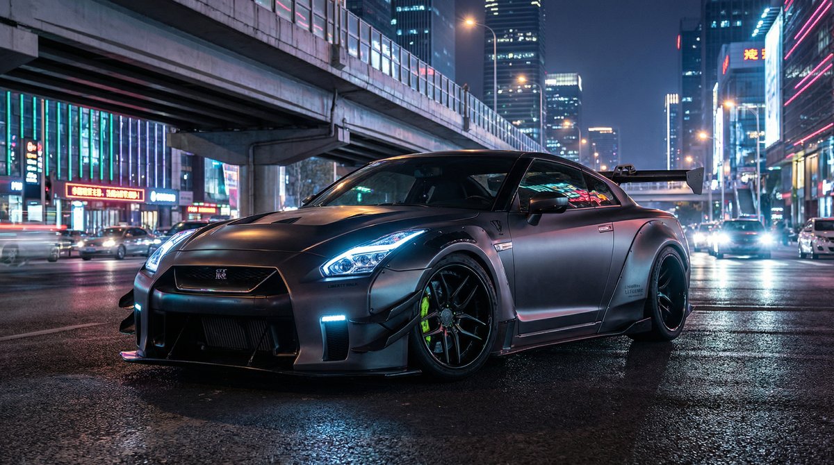 四虎汽车解说视频 - GT-R宽体改装