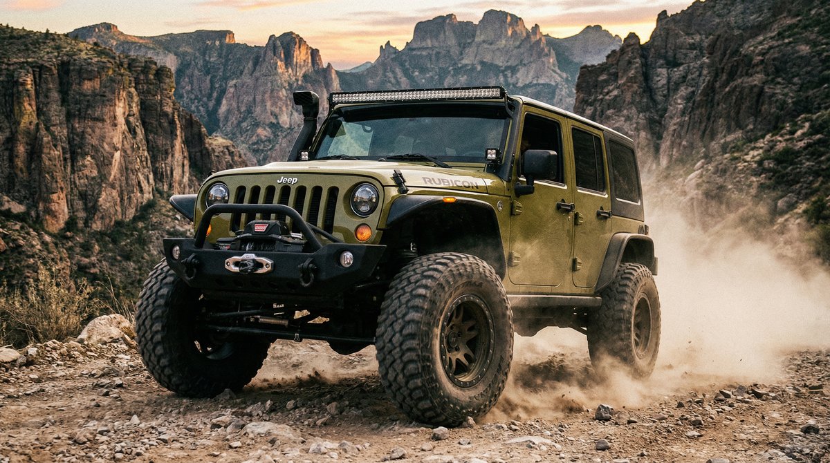 四虎越野车视频 - 牧马人改装